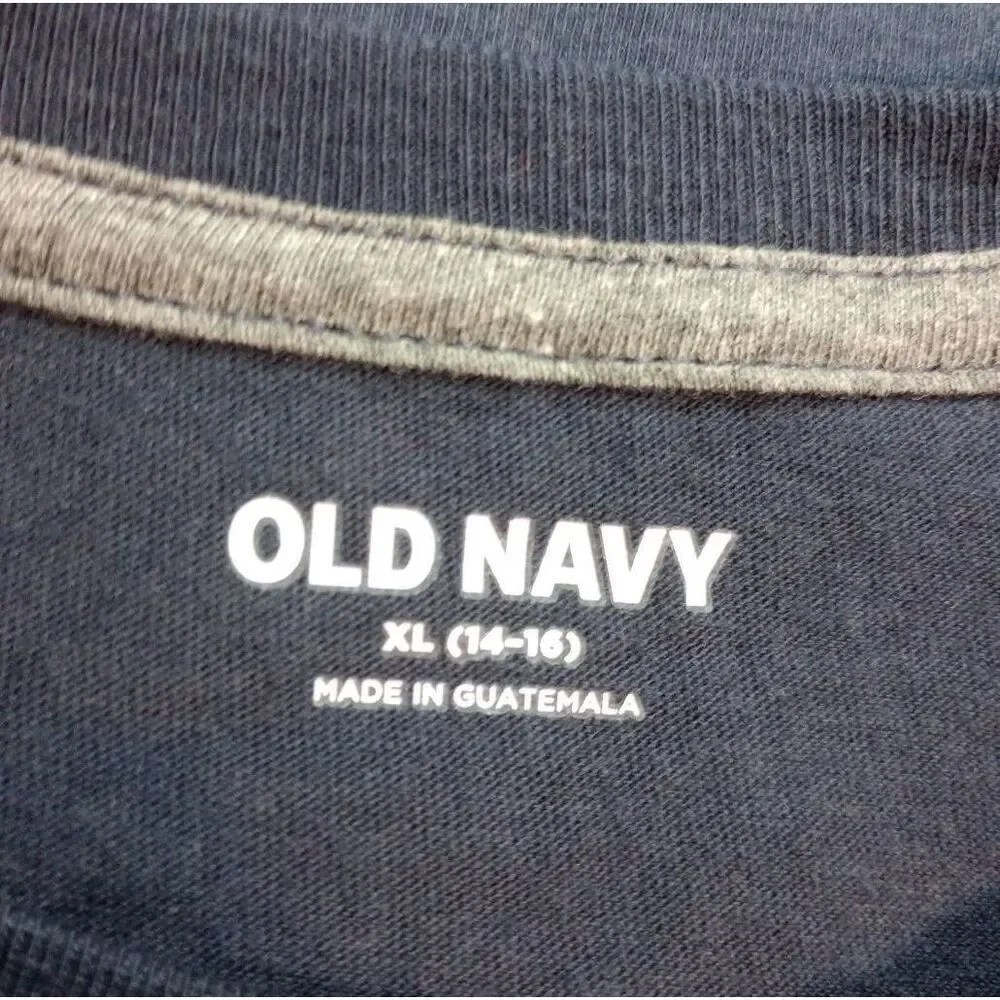 Old Navy Shirt Youth XL Yellowstone Navy T-shirt‎